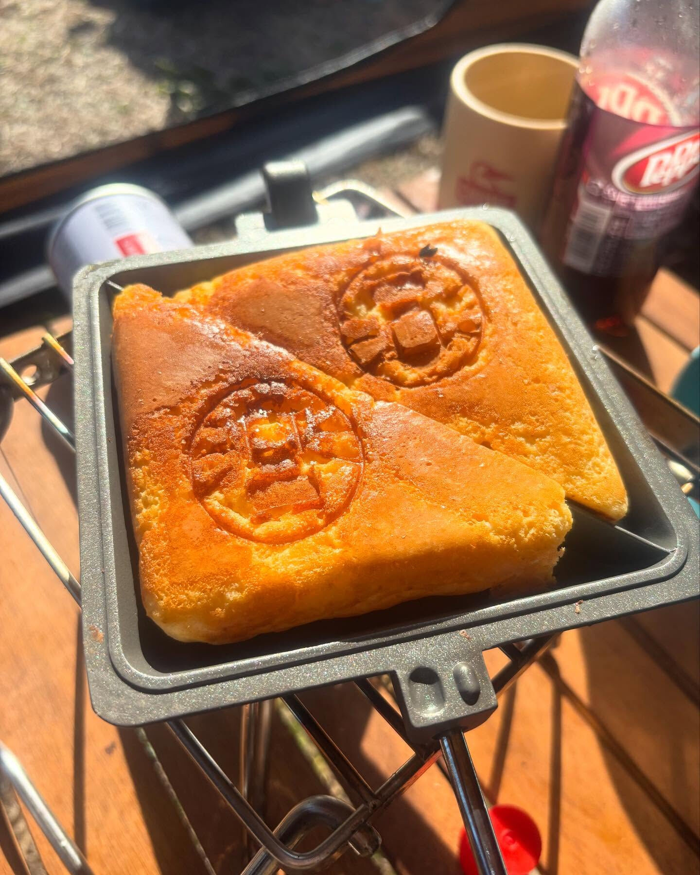 キャンプにホットケーキ🥞⛺️