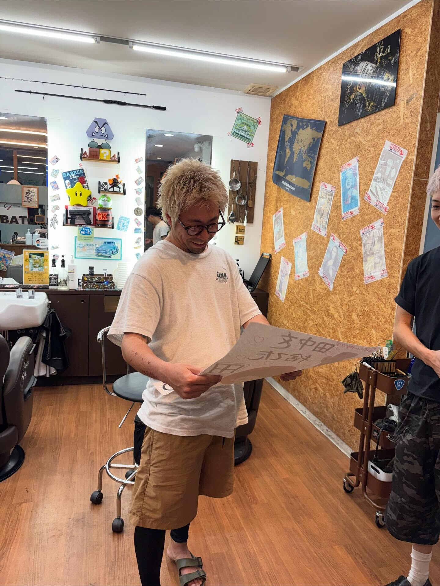 鎌ヶ谷店baton店長ワタルさんのバースデープレゼント