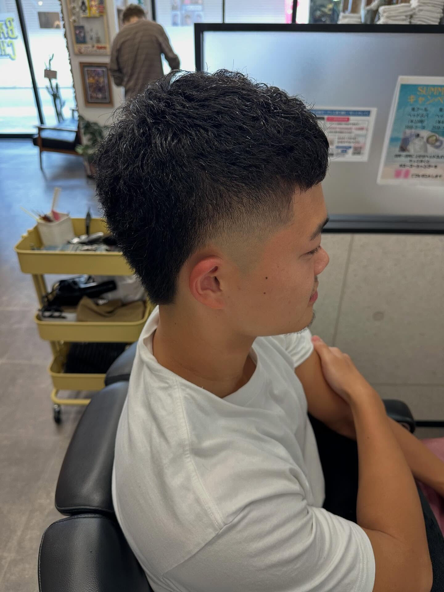 マレットフェードで襟足を伸ばして、スタイリッシュさ全開にしよ