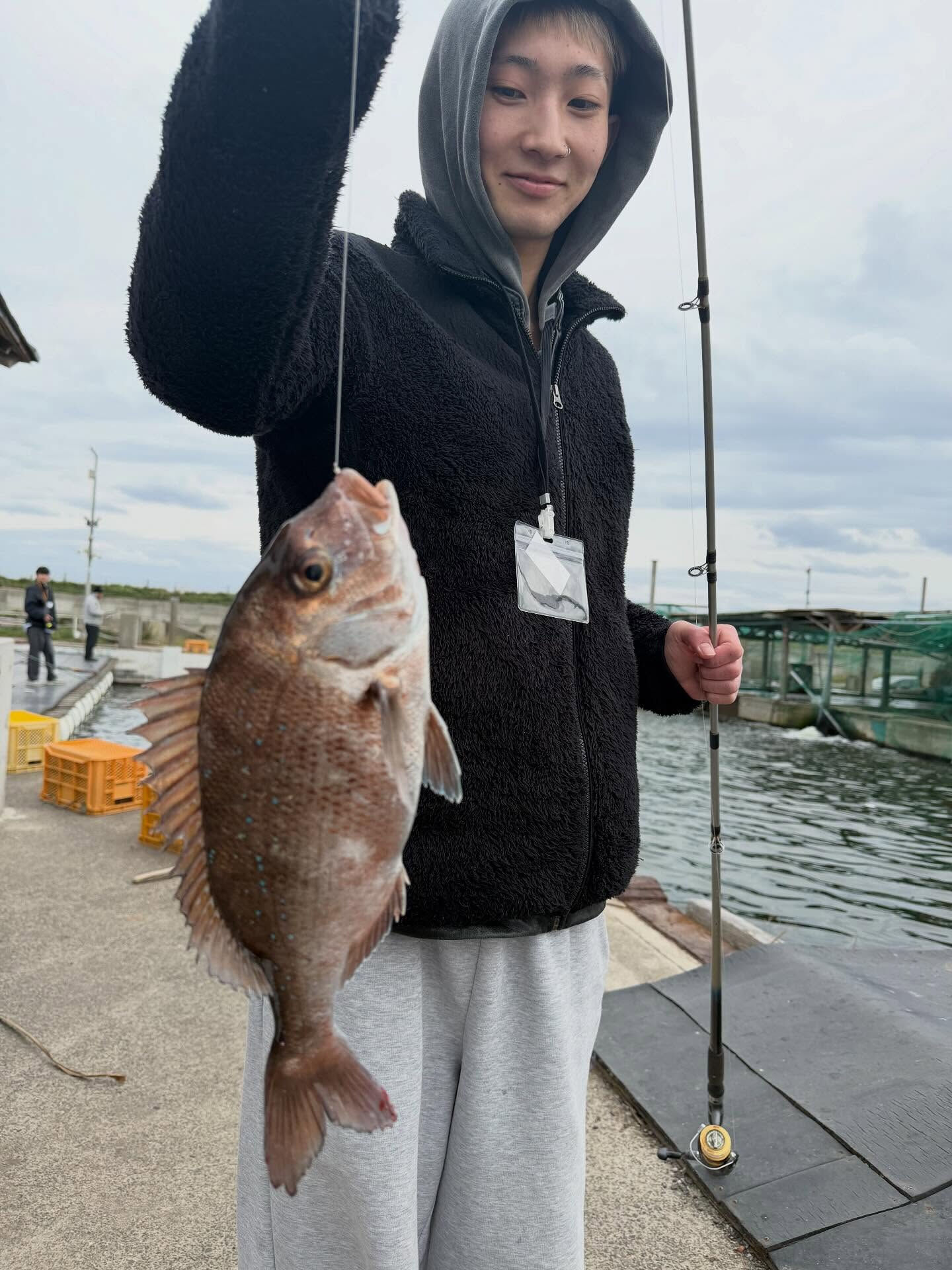 風呂キャン界隈タイを釣る🐟