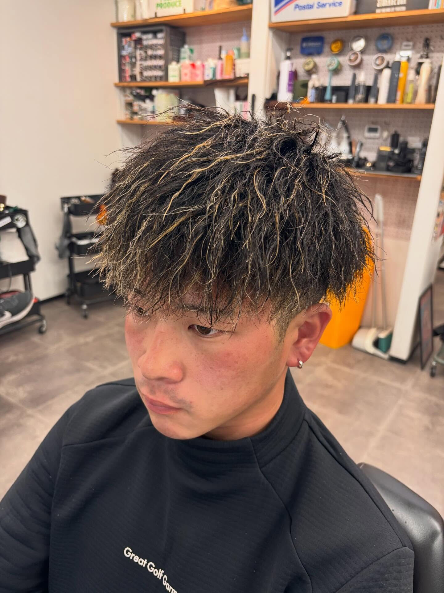 縦落ちツイストパーマ！