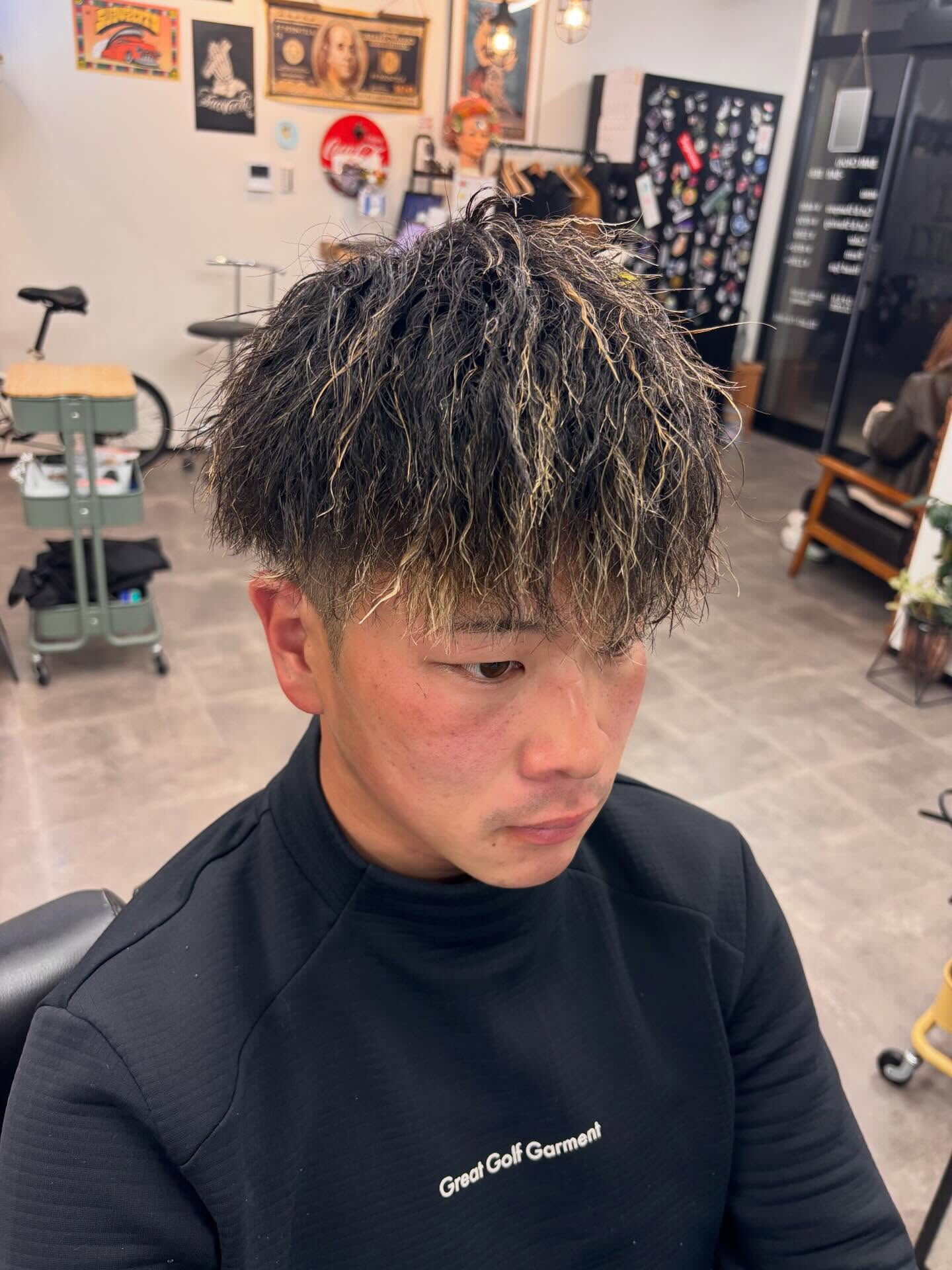 縦落ちツイストパーマ！